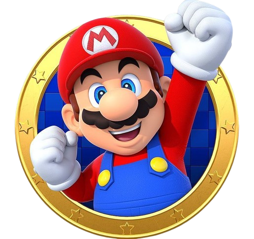 Mario celebrando waju